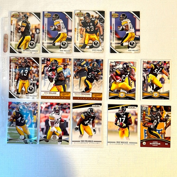 NFL- Pittsburgh Steelers Trading Cards - Picture 1 of 8